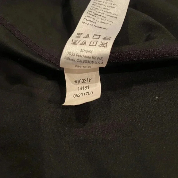 Spanx Black One Piece with Adjustable Straps Size IX 1TG Shapewear - Picture 9 of 11